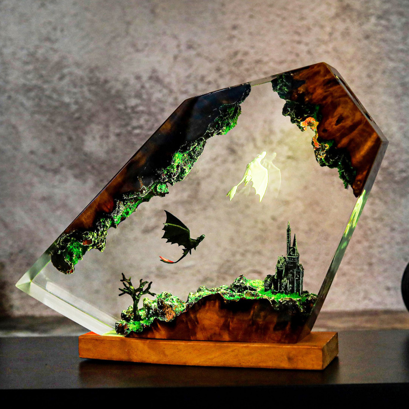 Decor Lighting Sales - Creative Resin Night Light Bedroom Bedside