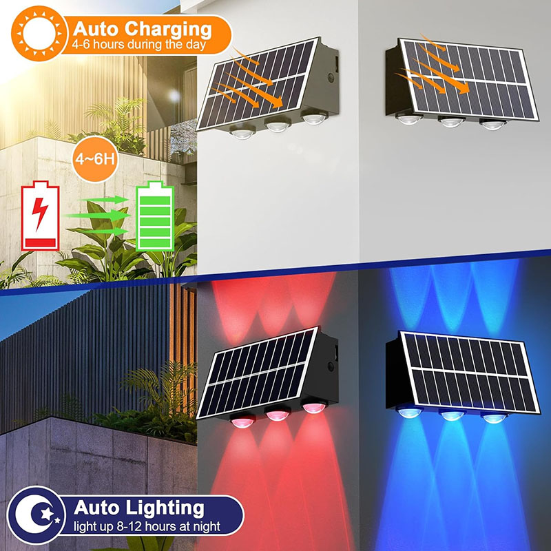 Garage Lighting Decor - Outdoor Solar Fence Lights Solar Wall