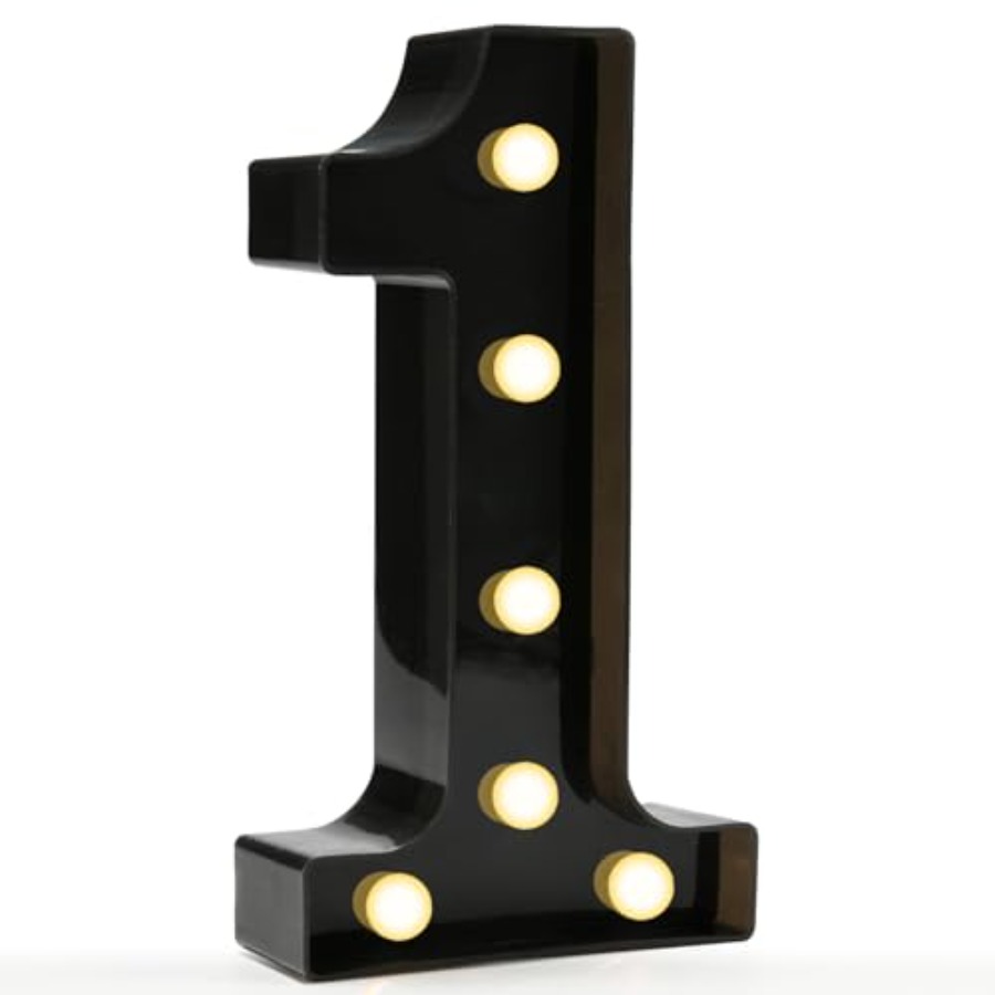 Light Up Letters Marquee - Decorative Led Light Up Number Letters,