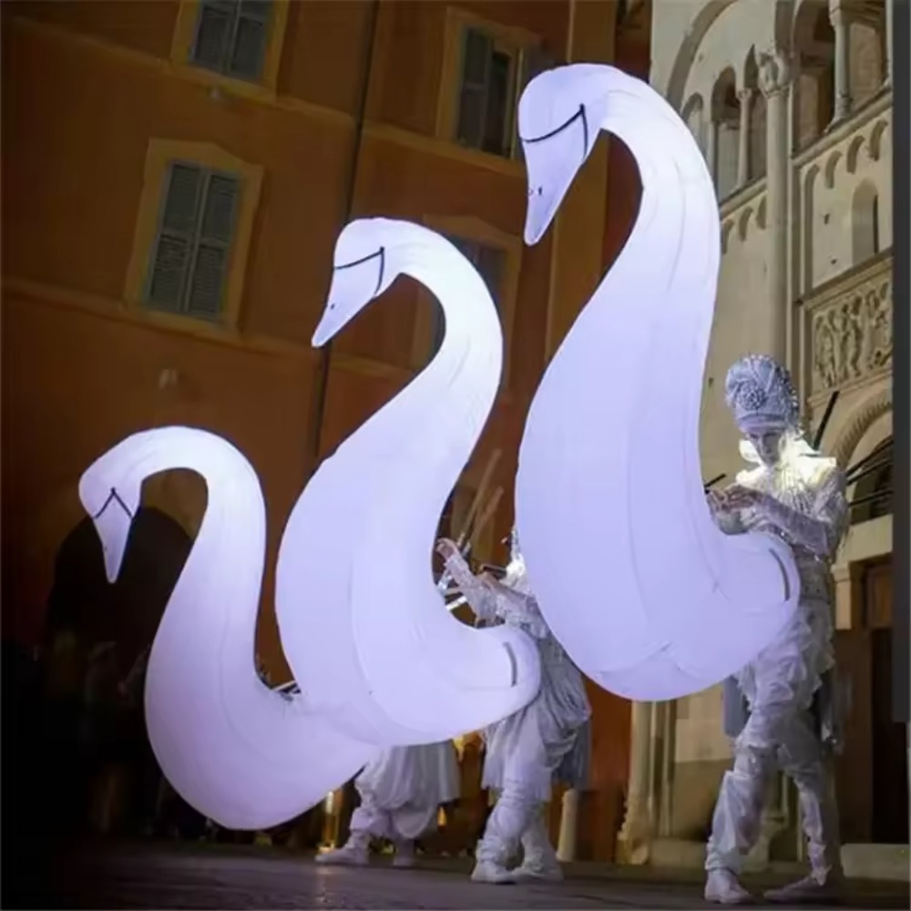 Decor Lighting The Parade - Wearable Inflatable Swan Costume with RGB