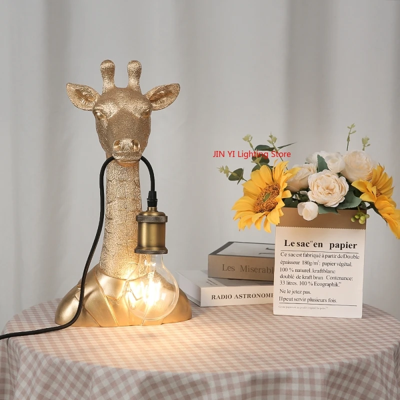 Golden Hot Sales Resin Giraffe - Decor Lighting Sales review and price