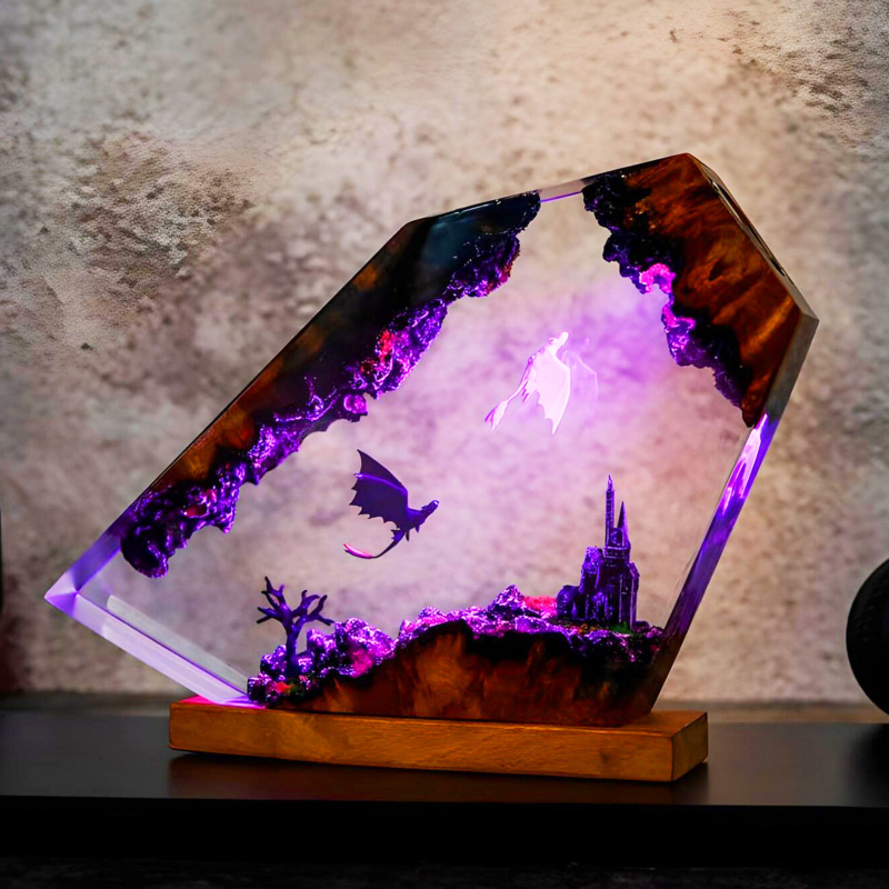 Creative Resin Night Light Bed - Decor Lighting Sales review and price