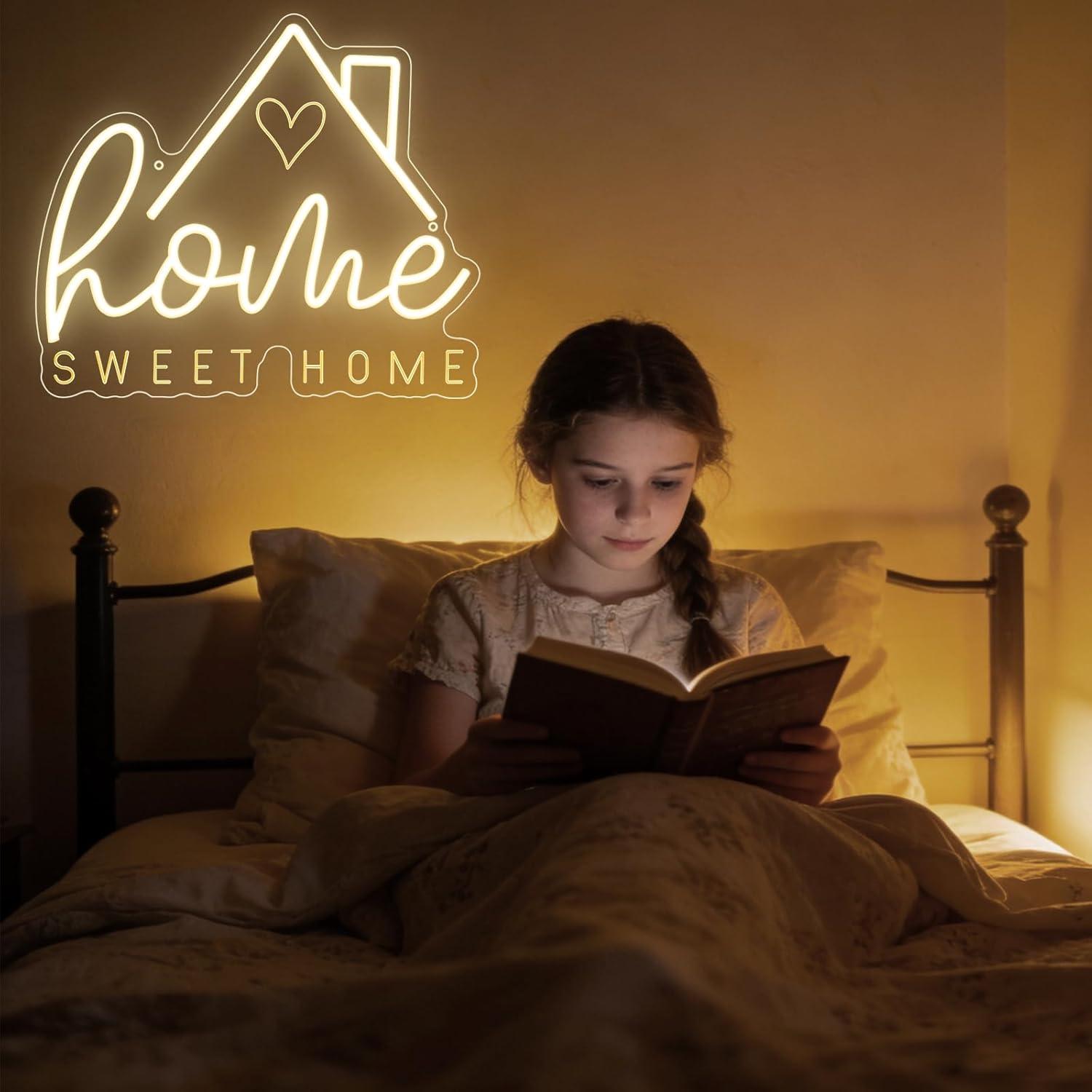 Sweet Home Neon Sign USB Dimma - Lighting Decor Living Room review and price