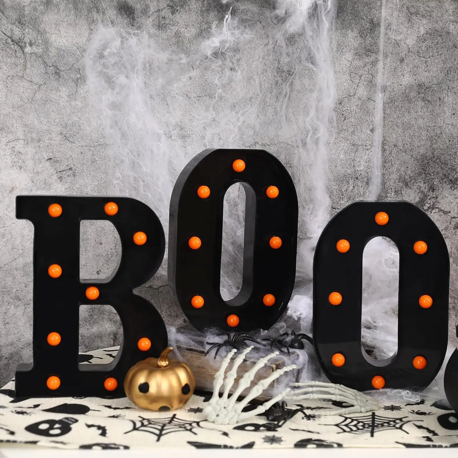Halloween Decor Indoor-3 LED M - Light Up Letters Marquee review and price