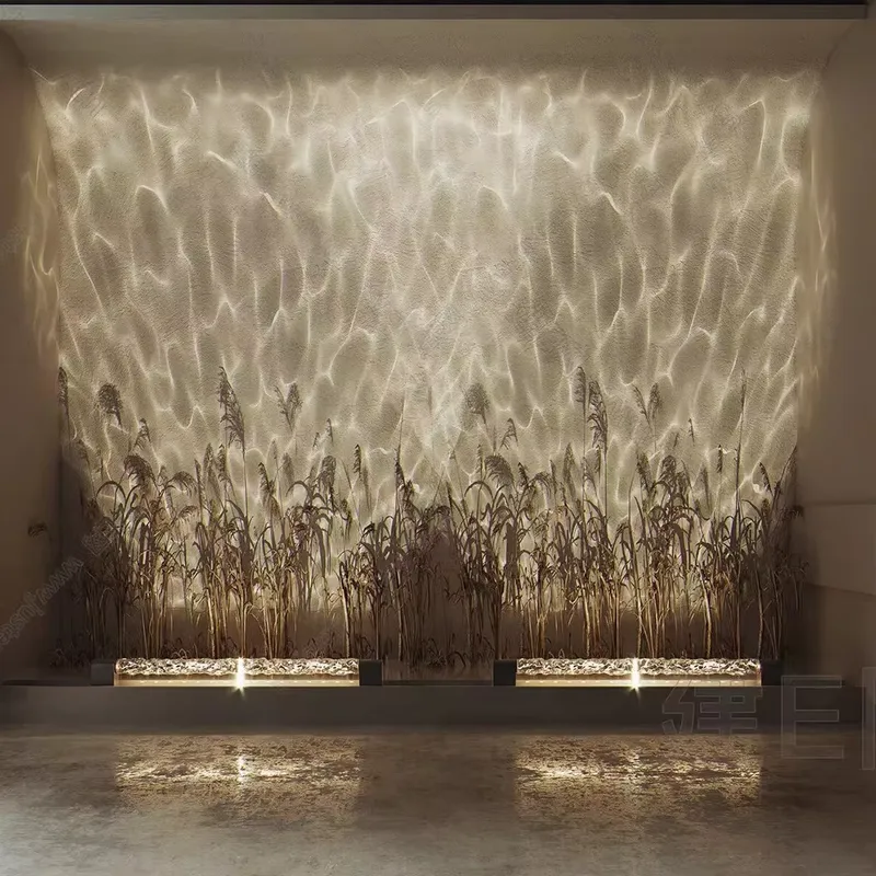 Smart 3D Wall Wash Flame Proje - Lighting Decor Living Room review and price