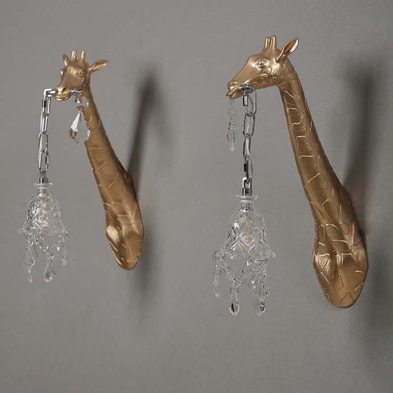 Resin Giraffe Led Wall Lamp fo - Decor Lighting Sales review and price