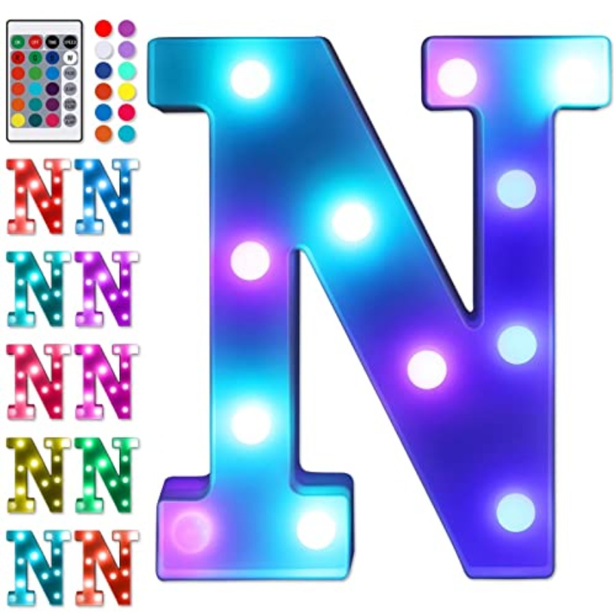 ful LED Letter Lights with Rem - Light Up Letters Marquee review and price