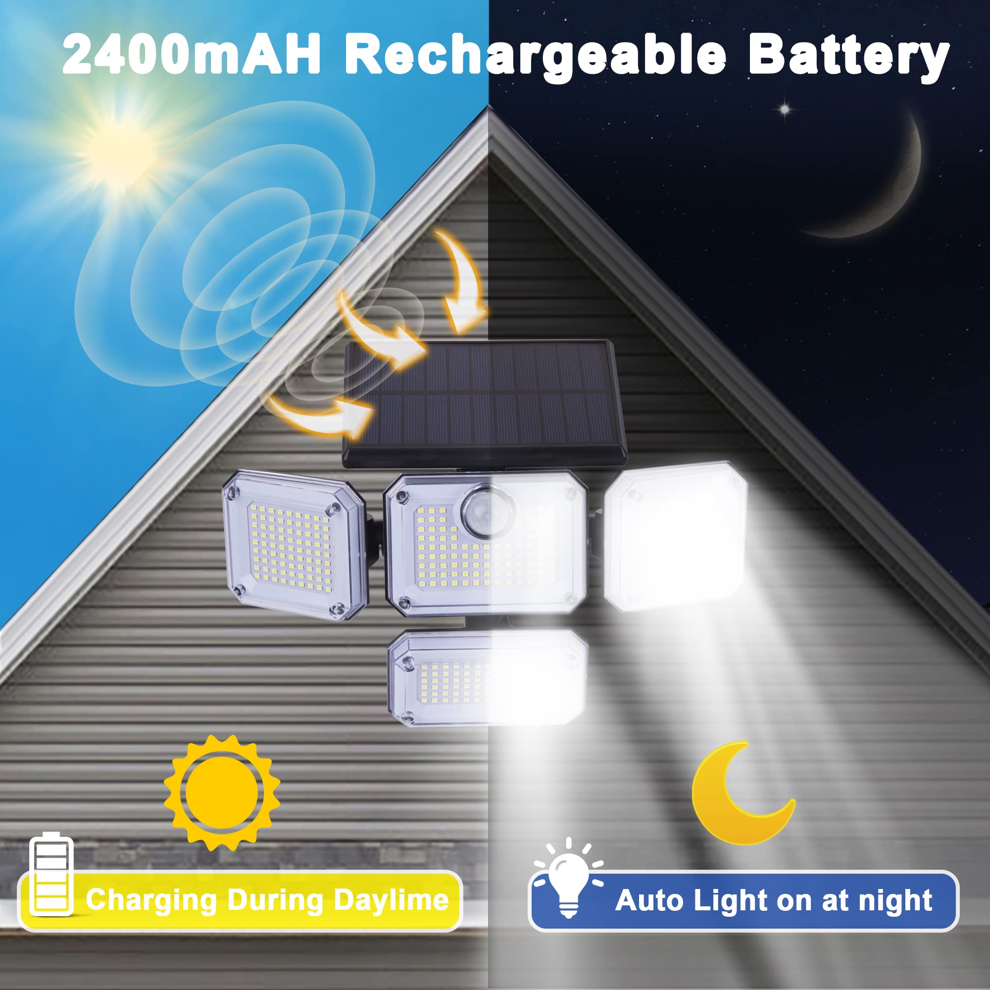 333 LED Solar Outdoor Wall Lam - Garage Lighting Decor review and price