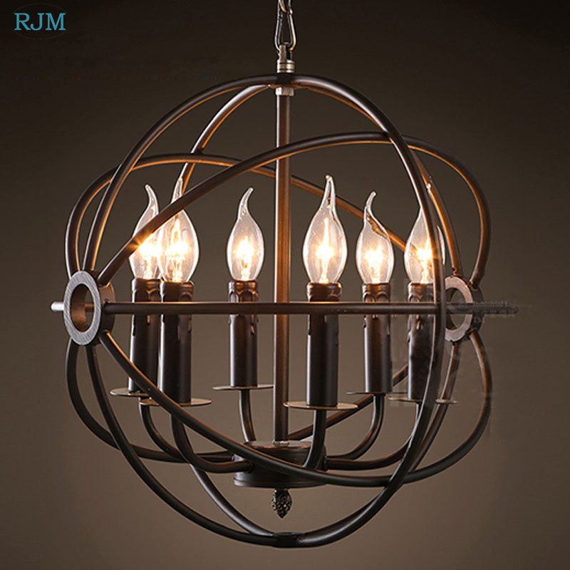 American Industrial Loft Candl - Lzpz Rui Decor Lighting Store review and price