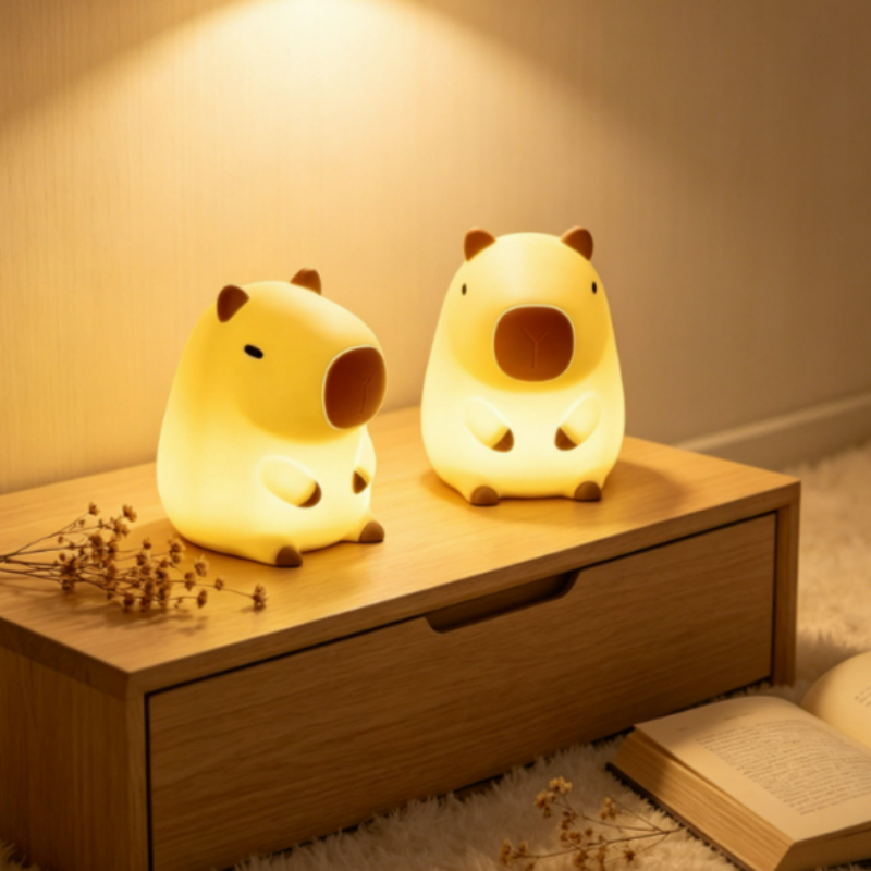 Cute Pet Capybara Night Light  - Decor Lighting Sales review and price