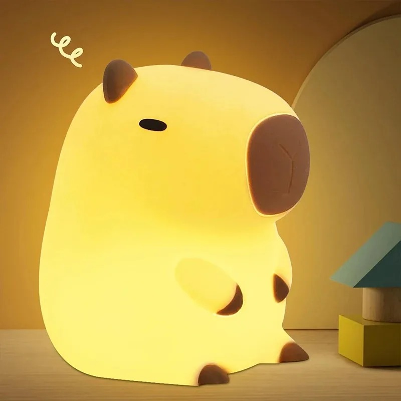 Cute Pet Capybara Night Light  - Decor Lighting Sales review and price